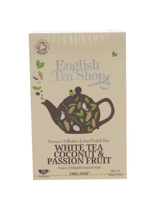 Biely čaj English Tea Shop Coconut Bio