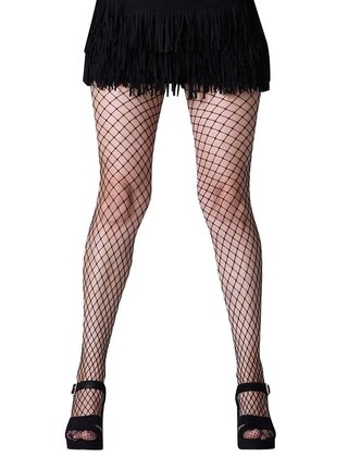 Dres negru din plasa cu ochiuri mari - Gipsy