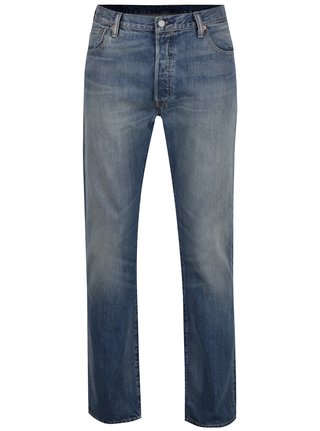 Světle modré pánské džíny s vyšisovaným efektem Levi's® 501™