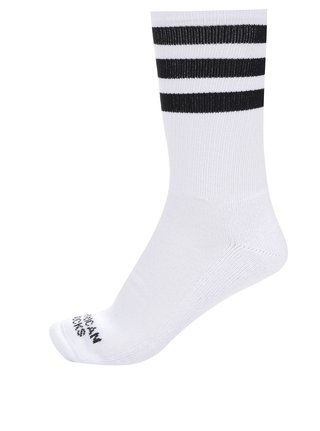 Sosete unisex albe cu dungi American Socks Old school II.
