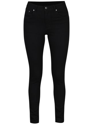 Černé dámské skinny džíny s vysokým pasem Cheap Monday Mid