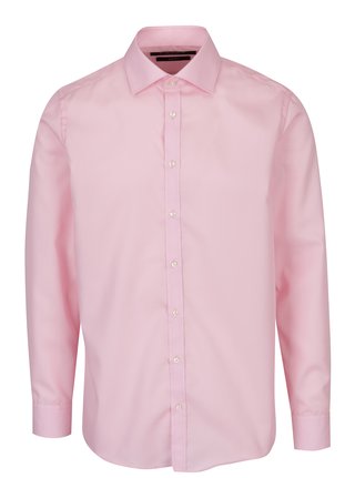 Camasa roz deschis non-iron slim fit STEVULA