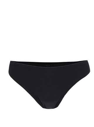 Chilot tanga negru cu talie lata Maidenform