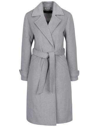 Palton gri din amestec de lana VERO MODA Jess