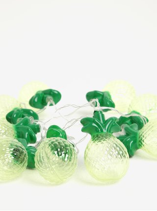 Instalatie de lumini galbena&verde cu tematica ananas BUTLERS
