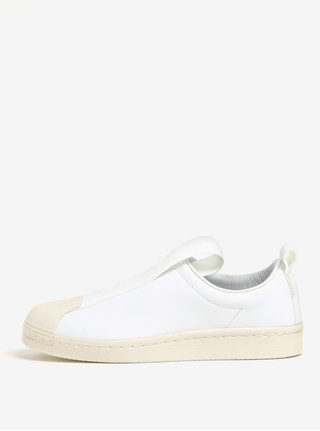 Bílé dámské kožené slip on adidas Originals Superstar