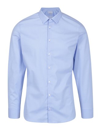 Svetlomodrá formálna slim fit košeľa odolná proti škvrnám LABFRESH