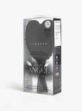 Černý velký hřeben ve tvaru andělských křídel Tangle Angel Classic