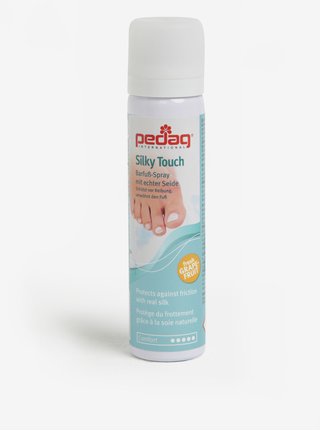 Ochranná a osvěžující sprejová péče na nohy s příměsí hedvábí pedag 75 ml