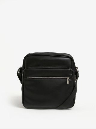 Geanta neagra crossbody pentru barbati - Bobby Black
