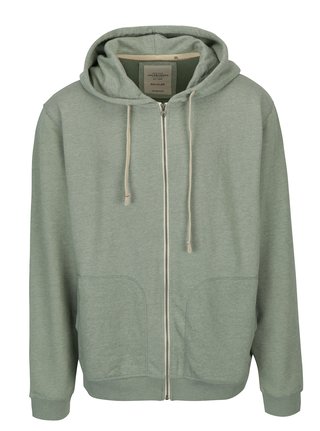 Zelená mikina s kapucí Jack & Jones Recycle