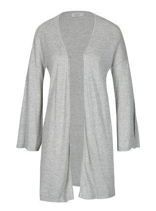 Cardigan lung gri cu maneci clopot - ONLY Silje