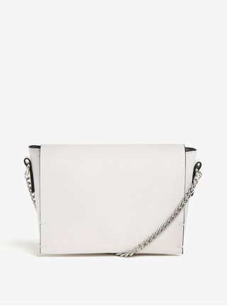 Bílá crossbody kabelka s řetízkem Miss Selfridge
