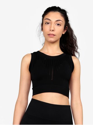 Černá sportovní perforovaná podprsenka Ivy Park