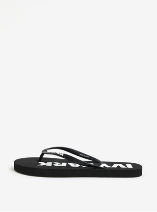 Černé žabky s potiskem Ivy Park