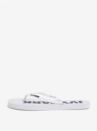 Bílé žabky s potiskem Ivy Park