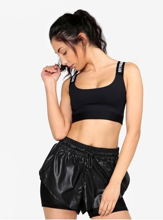 Černá sportovní podprsenka s překříženými ramínky Ivy Park