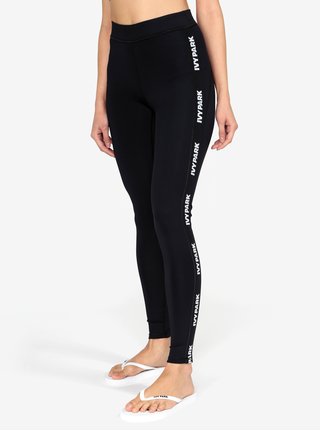 Černé legíny s pruhem na nohavicích Ivy Park