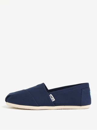 Tmavě modré dámské espadrilky TOMS