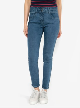 Blugi slim fit albastri cu talie clasica - M&Co
