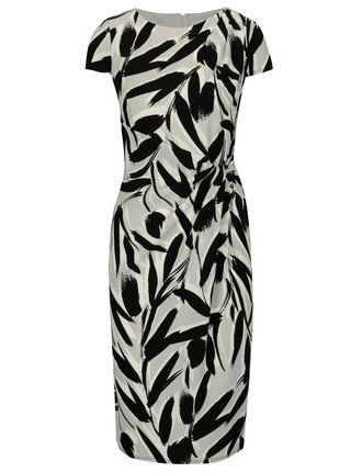 Rochie alba cu print abstract Dorothy Perkins