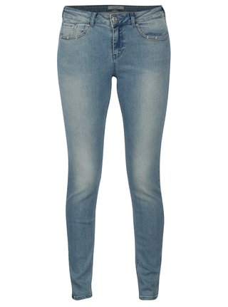 Světle modré skinny džíny s vyšisovaným efektem Scotch & Soda