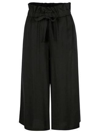 Černé culottes s páskem VILA Amaly