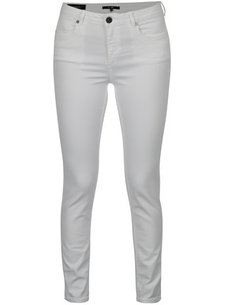 Bílé push up slim fit džíny Yest