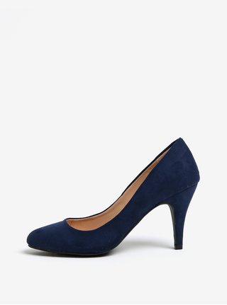 Tmavě modré lodičky v semišové úpravě Dorothy Perkins