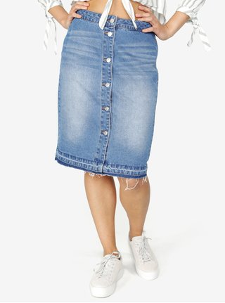 Fusta albastra din denim - Jacqueline de Yong Peace