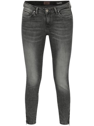 Sivé skrátené regular fit rifle ONLY Kendell