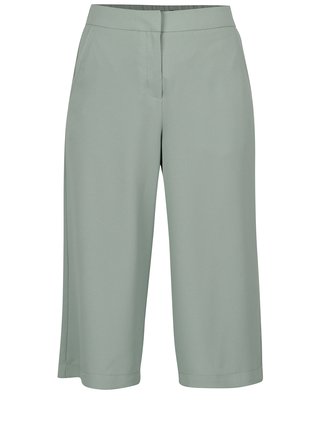 Svetlozelené culottes s vysokým pásom VERO MODA Isabel