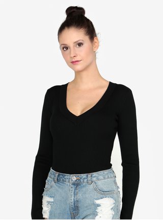 Černé žebrované body MISSGUIDED