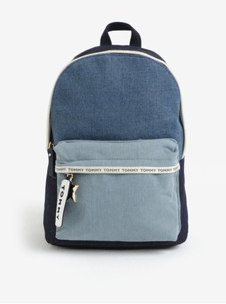 Modrý džínový batoh Tommy Hilfiger