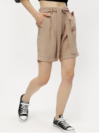 Béžové kraťasy VERO MODA Elke