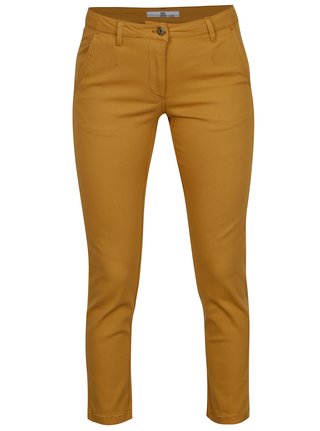 Oranžové zkrácené skinny džíny s nízkým pasem SH Ventania