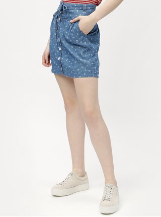Modrá sukně s potiskem Ragwear Nina