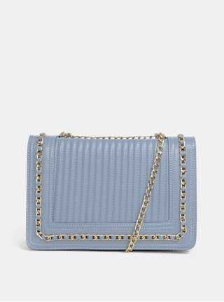 Modrá crossbody kabelka s popruhem ve zlaté barvě Dorothy Perkins