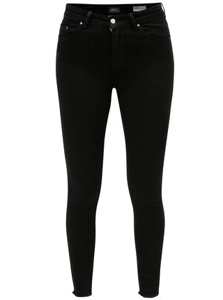 Černé zkrácené skinny fit džíny ONLY Blush