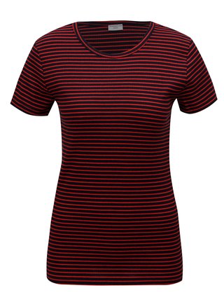 Modro-červené pruhované basic tričko Jacqueline de Yong Christine