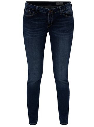 Tmavě modré dámské super skinny džíny Cross Jeans Adriana