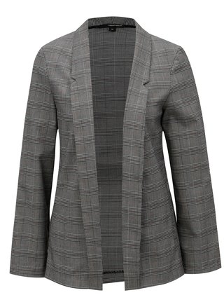 Sacou gri lejer cu model tartan TALLY WEiJL