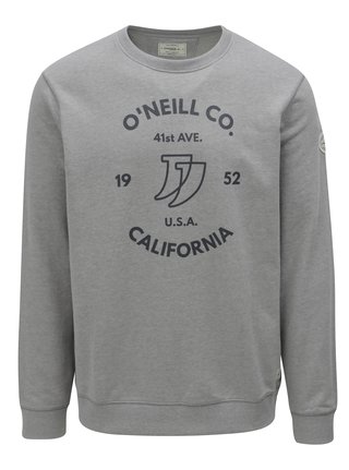 Bluza sport barbateasca gri cu imprimeu O'Neill Boulevard
