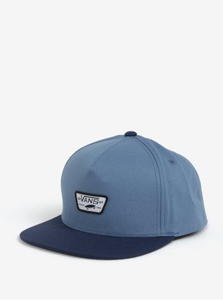 Sapca barbateasca albastra cu logo VANS Mini full