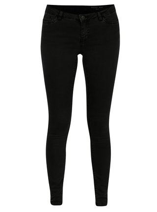 Tmavě šedé skinny džíny s nízkým pasem Noisy May Extra Eve