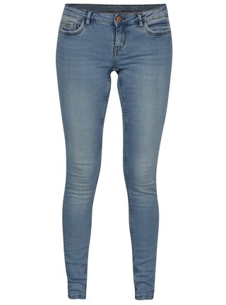 Světle modré super slim fit džíny s nízkým pasem Noisy May Eve