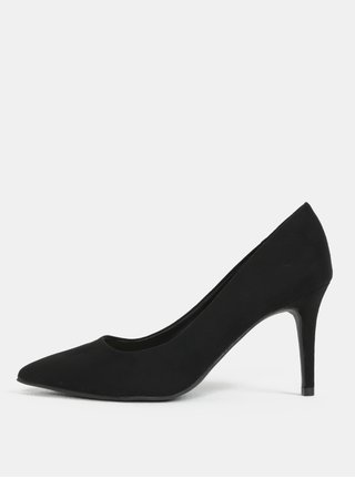 Černé lodičky v semišové úpravě Dorothy Perkins