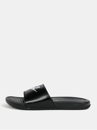 Bílo-černé pánské pantofle Nike Benassi