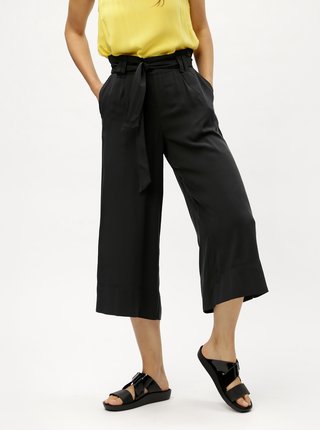 Černé culottes s páskem ONLY Devon