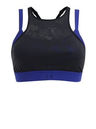 Bustier de dama sport negru-albastru Under Armour
